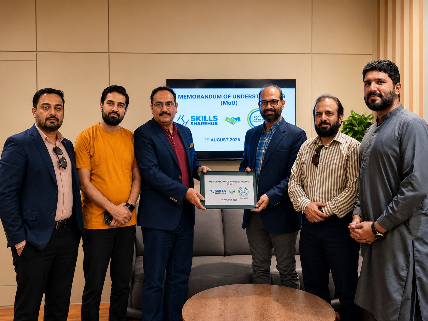 ISC2 Islamabad Chapter MoU with Skills Share Hub